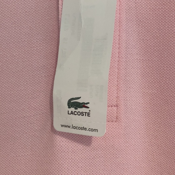 🥊BOXING DAY🥊 LACOSTE polo shirt Pink 2 XL and 3 XL - Picture 3 of 5